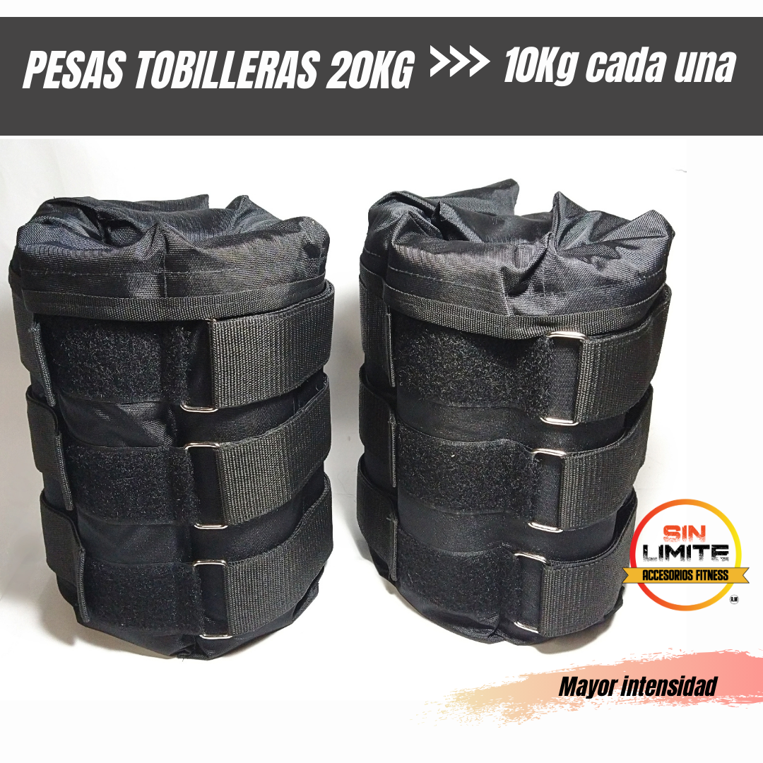 PESAS TOBILLERAS 20KG