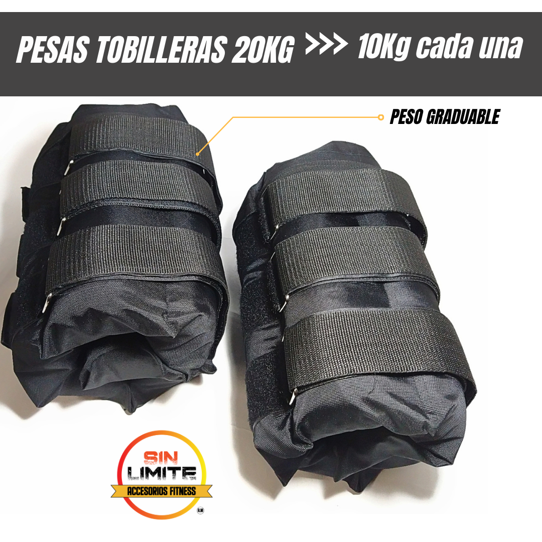 PESAS TOBILLERAS 20KG